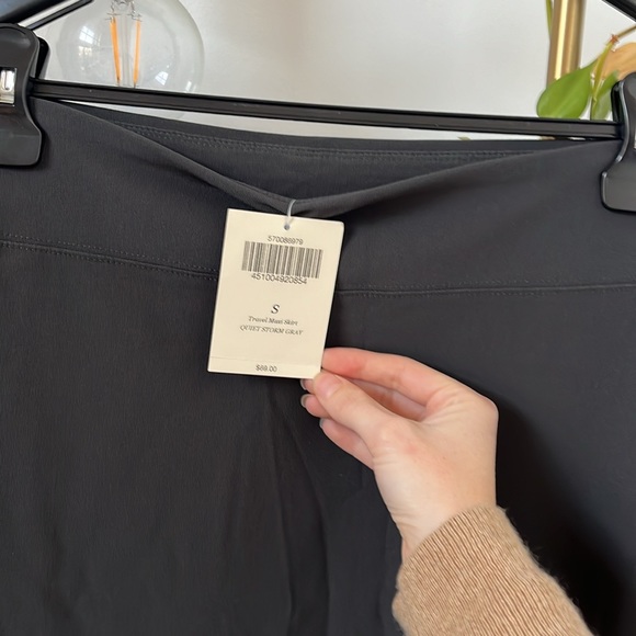 NWT Boston Proper grey maxi skirt with slit - Picture 4 of 4